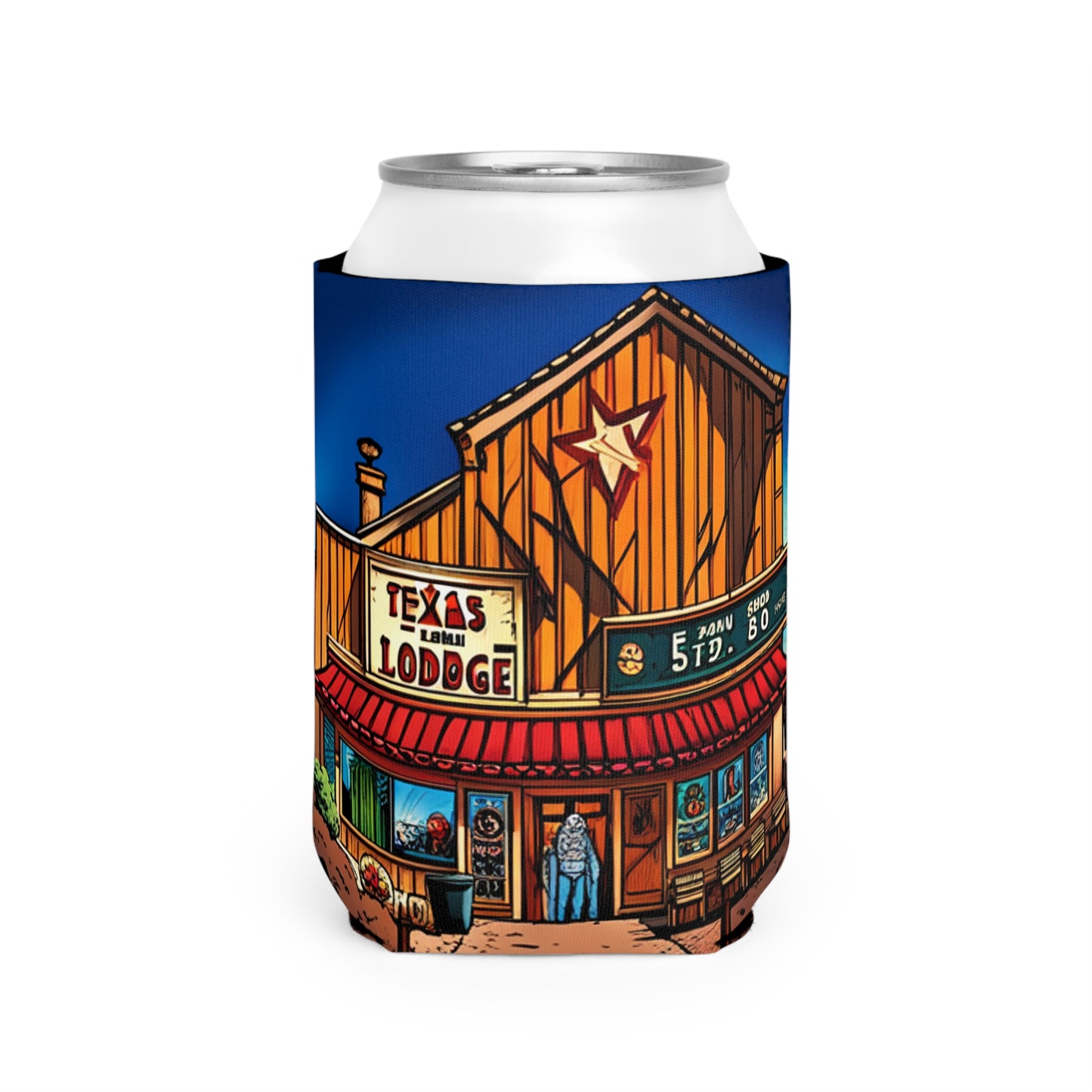 Texas Lodge Beer Cooler Sleeve