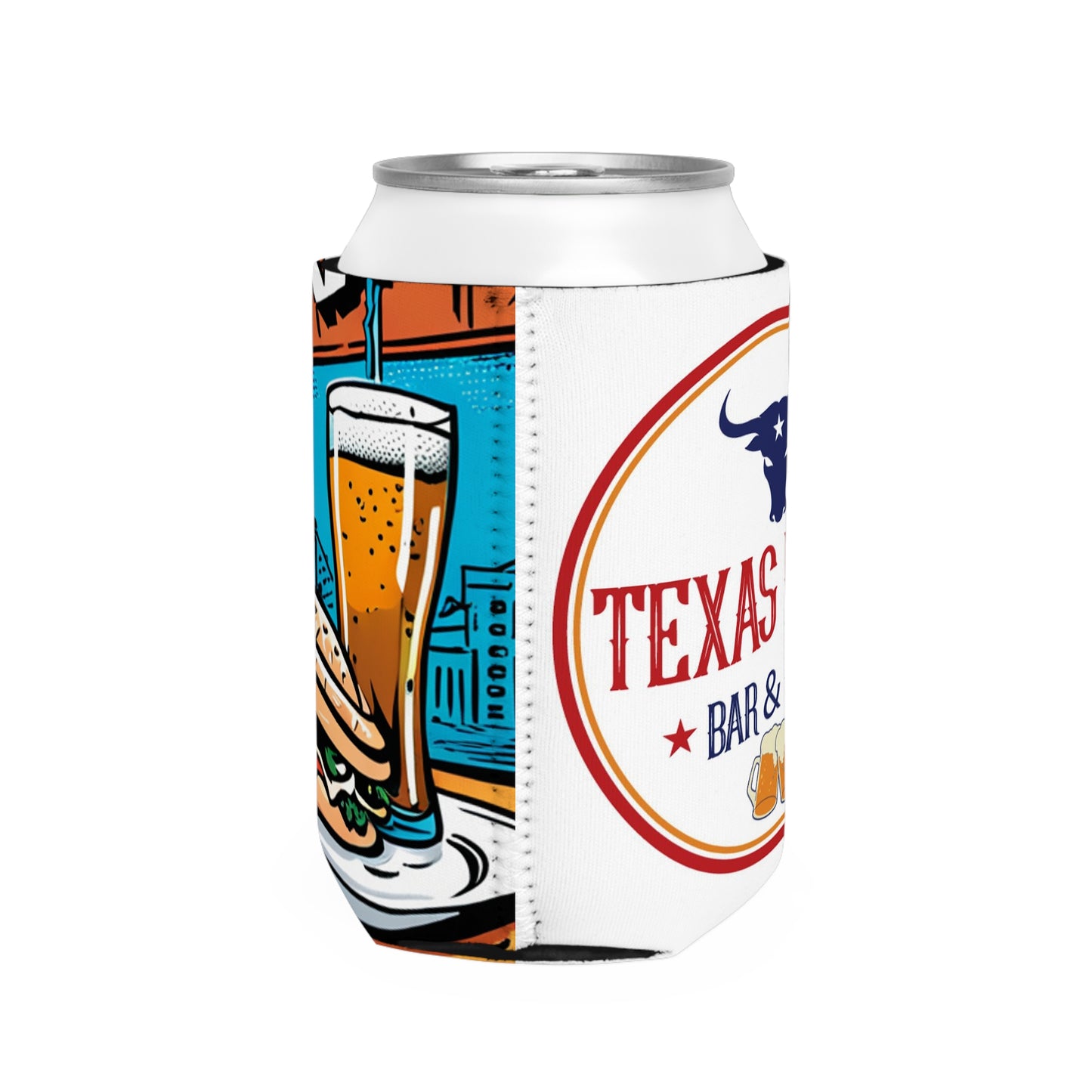 Texas Lodge Beer Cooler Sleeve with Logo