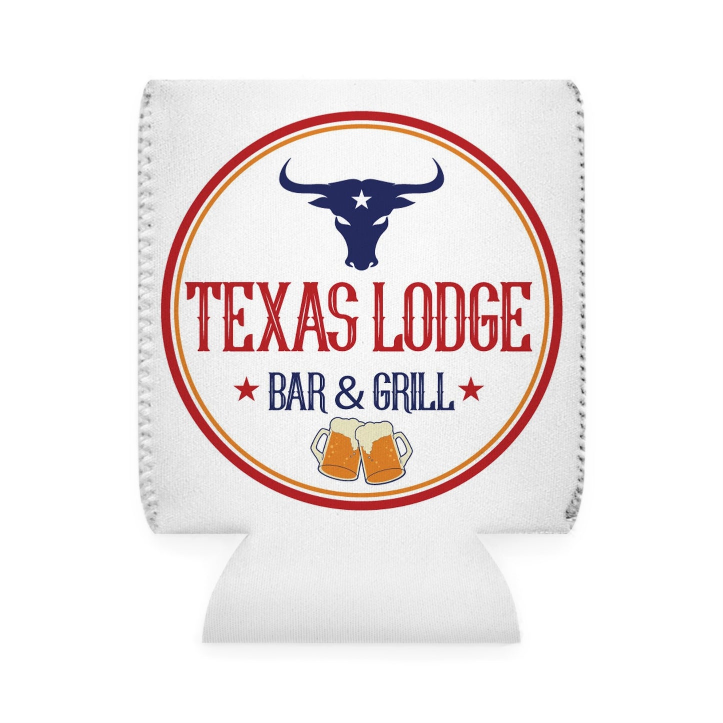 Texas Lodge Beer Cooler Sleeve with Logo