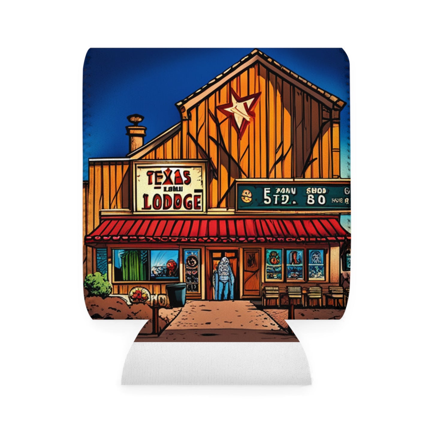 Texas Lodge Beer Cooler Sleeve