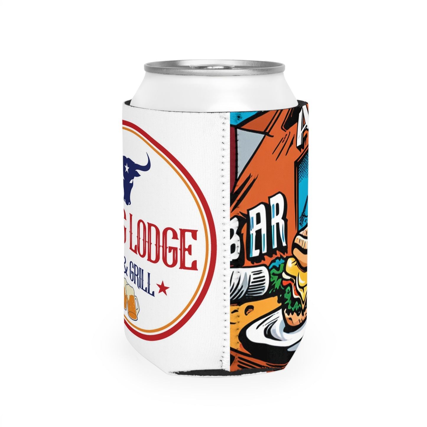 Texas Lodge Beer Cooler Sleeve with Logo