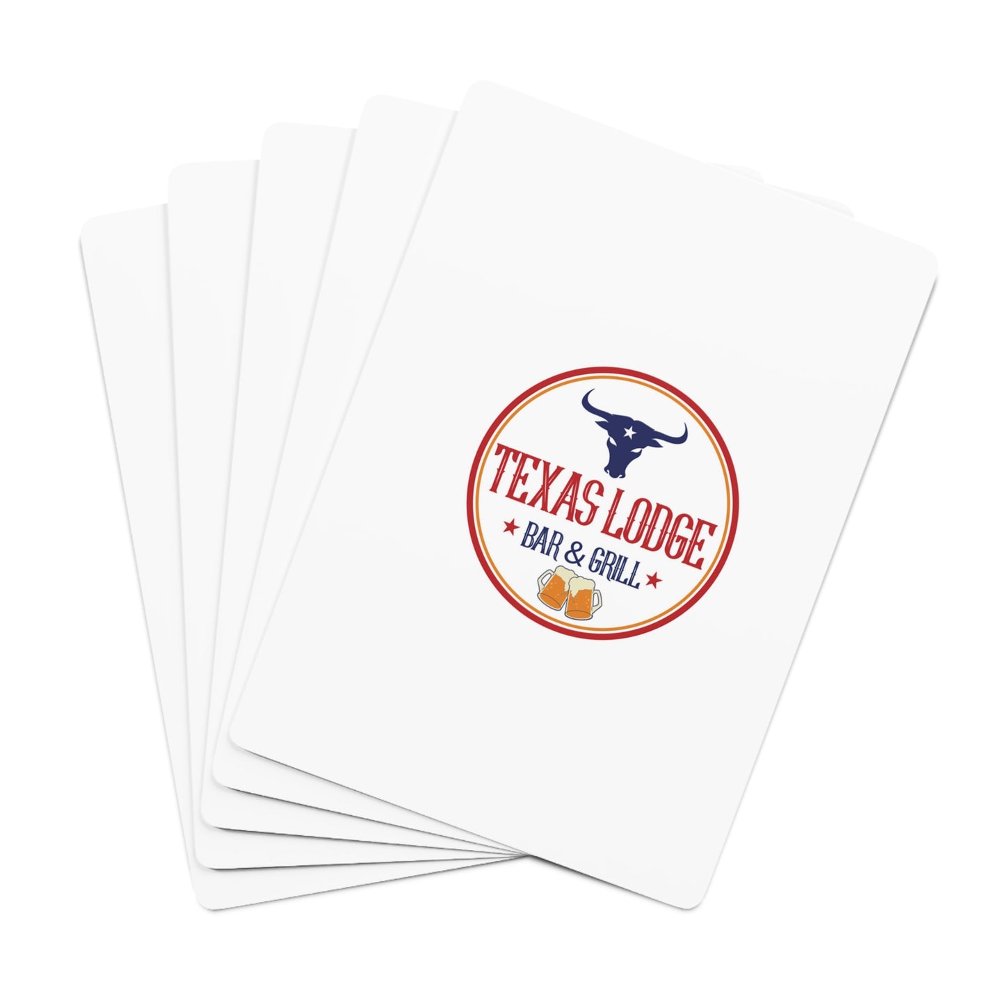 Texas Lodge Bar & Grill Poker Cards