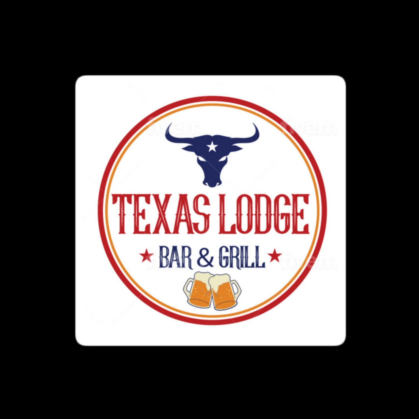 Texas Lodge Classic logo stickers