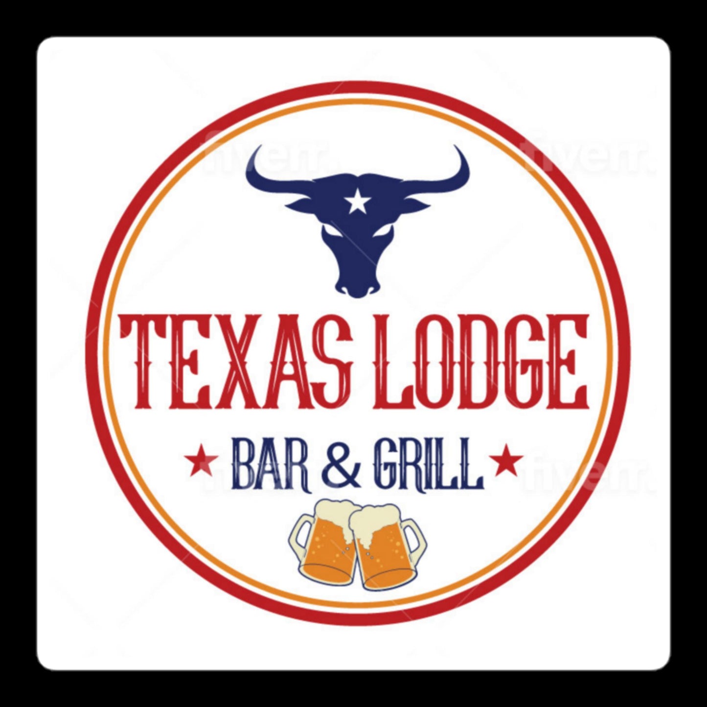 Texas Lodge Classic logo stickers